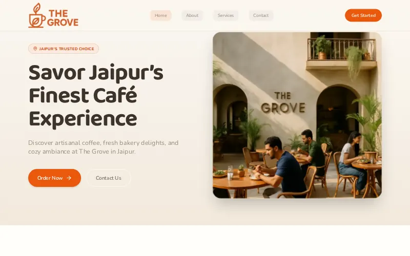 A finished example site