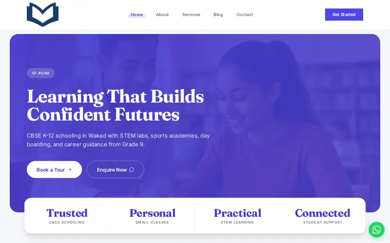 Vidyanjali International School — Campus template